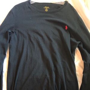 Black long sleeve Polo